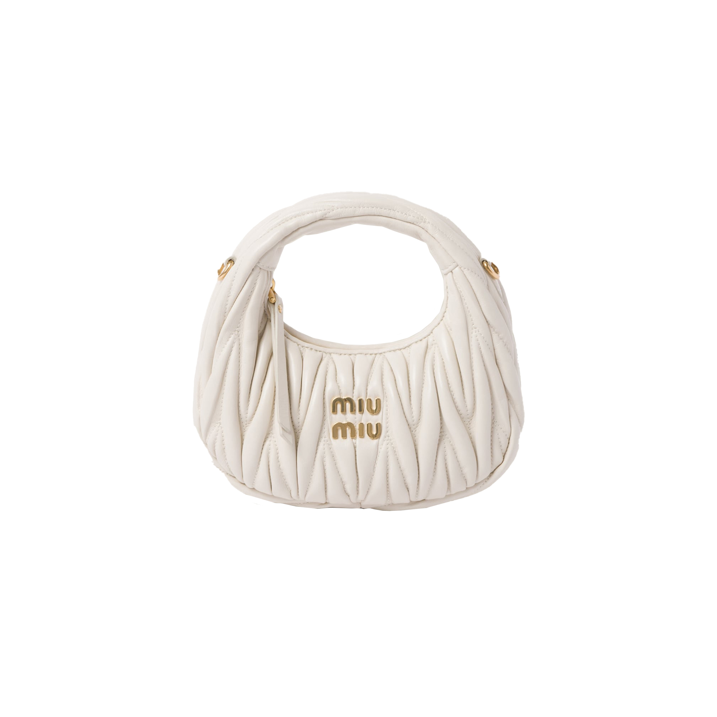 M1v M1v wander matelassÉ nappa leather hobo mini-bag 5bp078 (17.5*14*5.5cm)